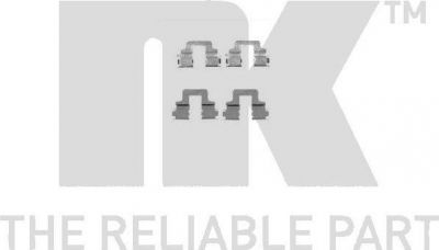 NK 79251731 комплектующие, колодки дискового тормоза на FORD MONDEO IV седан (BA7)