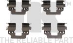 NK 79261750 комплектующие, колодки дискового тормоза на HONDA CIVIC IX (FK)