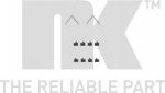 NK 7932166 комплектующие, колодки дискового тормоза на MAZDA 323 F VI (BJ)