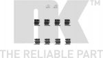 NK 7932244 комплектующие, колодки дискового тормоза на SUZUKI GRAND VITARA II (JT)