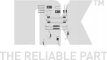 NK 7932742 комплектующие, тормозная колодка на MAZDA 323 C IV (BG)