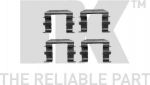 NK 79351664 комплектующие, колодки дискового тормоза на KIA SPORTAGE (SL)
