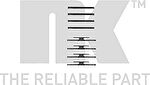 NK 7936065 комплектующие, колодки дискового тормоза на OPEL ASCONA C Наклонная задняя часть (84_, 89_)