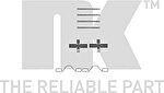 NK 7947982 комплектующие, колодки дискового тормоза на VW PASSAT (32B)