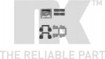 NK 79481806 комплектующие, колодки дискового тормоза на VOLVO XC60