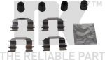 NK 79501870 комплектующие, колодки дискового тормоза на CHEVROLET AVEO седан (T200)