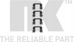 NK 7950287 комплектующие, колодки дискового тормоза на DAEWOO ORION универсал (KLAJ)