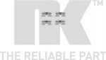 NK 7950692 комплектующие, колодки дискового тормоза на DAEWOO ORION универсал (KLAJ)