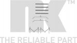 NK 7999129 комплектующие, колодки дискового тормоза на TOYOTA LAND CRUISER (BJ4_)