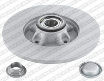 NTN-SNR KF159.62U Диск тормозной задний (ABS с подшипником) Citroen С4 2007-2010 (4249.46)