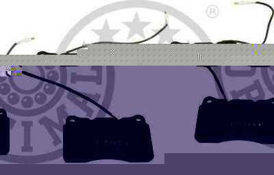 Optimal 10556 комплект тормозных колодок, дисковый тормоз на PEUGEOT 607 (9D, 9U)