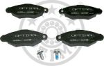 Optimal 120661 комплект тормозных колодок, дисковый тормоз на NISSAN KUBISTAR (X76)