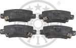 Optimal 12121 комплект тормозных колодок, дисковый тормоз на TOYOTA COROLLA Liftback (_E11_)