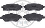 OPTIMAL Колодки тормозные перед. Opel Corsa/Tigra/Meriva 1,2-1,8L 01=> 1605081/1605092/1605964/1605974 (573011, 12126)