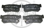 Optimal 12209 комплект тормозных колодок, дисковый тормоз на SSANGYONG REXTON (GAB_)
