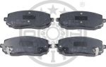 Optimal 12283 комплект тормозных колодок, дисковый тормоз на HYUNDAI i20 (PB, PBT)