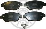 OPTIMAL Колодки тормозные перед. OPEL Corsa D 1,0-1,7L 07/06-> 1605353/93189815 (1605353, 12323)