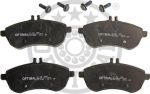 Optimal 12387 Колодки тормозные MERCEDES W204/W212 передние