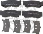 Optimal 12451 комплект тормозных колодок, дисковый тормоз на HYUNDAI SANTA FE II (CM)