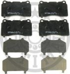 Optimal 12457 комплект тормозных колодок, дисковый тормоз на CHEVROLET CORVETTE (C7)