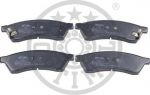 Optimal 12564 комплект тормозных колодок, дисковый тормоз на CHEVROLET EPICA (KL1_)