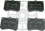 Optimal 9669 комплект тормозных колодок, дисковый тормоз на MAZDA 323 F VI (BJ)