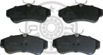 Optimal 9689 комплект тормозных колодок, дисковый тормоз на NISSAN ALMERA II (N16)