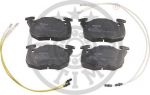Optimal 9750 комплект тормозных колодок, дисковый тормоз на PEUGEOT 106 I (1A, 1C)