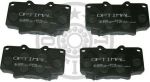 Optimal 9836 комплект тормозных колодок, дисковый тормоз на TOYOTA LAND CRUISER 80 (_J8_)