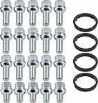 Комплект сферических колесных болтов OZ Racing R36U 81710309 для Mercedes-Benz: 20 штук, M14x1,5, резьба 36 мм, сфера R12, 4 кольца XL 79/66,56