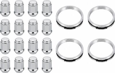 Монтажный комплект OZ Racing 81710039 для Nissan: 16 закрытых гаек D9 M12x1,25, конус 60°, SW21, высота 34 мм, 4 кольца S 68/59,06 мм со стопорами