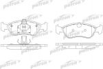 PATRON Колодки тормозные дисковые передн OPEL: ASTRA F 93-98, ASTRA F CLASSIC хечбэк 98-02, ASTRA F CLASSIC седан 98-02, ASTRA F CLASSIC универсал 98-05, ASTRA F хечбэк 91-98, AST (PBP1067)