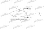 PATRON Колодки тормозные дисковые передн CITROEN: BERLINGO 96-, BERLINGO фургон 96-, XSARA 97-00, XSARA Break 97-05, XSARA купе 98-05, PEUGEOT: 306 97-01, 306 Break 97-02, 306 хеч (PBP1112)