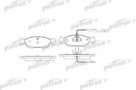 PATRON Колодки тормозные дисковые передн CITROEN: SAXO 96-03, XSARA 97-05, XSARA Break 97-05, XSARA купе 98-05, PEUGEOT: 106 I 92-96, 106 II 96-, 306 94-01, 306 Break 97-02, 306 х (PBP1168)