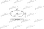 PATRON Колодки тормозные дисковые передн SEAT: AROSA 00-04, CORDOBA 93-99, CORDOBA Vario 97-, CORDOBA хечбэк 99-02, IBIZA II 93-99, IBIZA III 99-02, IBIZA IV 02-, INCA 95-, TOLEDO (PBP1312)