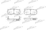 PATRON Колодки тормозные дисковые задн KIA: CARENS I 00-02, CARENS II 02-, CLARUS 96-, CLARUS универсал 98-, SEPHIA 95-, SHUMA 97-01, SHUMA II 01-04, SHUMA II седан 01-04, SHUMA с (PBP1569)