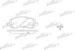 PATRON Колодки тормозные дисковые передн DODGE: CALIBER 06-, JEEP: COMPASS 06-, MITSUBISHI: GALANT VI 96-04, GALANT VI универсал 96-03, LANCER седан 03-, LANCER универсал 03-, SPA (PBP1621)