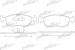 PATRON Колодки тормозные дисковые передн FORD: ESCORT IV 86-90, ESCORT V 91-92, ESCORT V кабрио 92-92, ESCORT VI 92-95, ESCORT VI кабрио 92-95, ESCORT VII 95-98, ESCORT VII кабрио (PBP579)