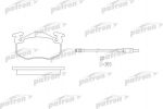 PATRON Колодки тормозные дисковые передн RENAULT: 5 72-85, CLIO I 91-98, CLIO I фургон 91-98, RAPID фургон 85-95, SUPER 5 84-95, SUPER 5 фургон 84-96, TWINGO 93-, TWINGO фургон 93 (PBP881)