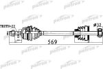 Patron PDS0484 приводной вал на FIAT TIPO (160)