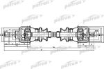 PATRON Полуось MERCEDES-BENZ:/8 230.6/250/250/250 2.8/280/280 E 68-76,/8 200/200/200 D/220/220 D/230.4/240 D/240 D 3.0 68-77,/8 купе 250 C/250 C 2.8/280 C/280 C (PDS1092)