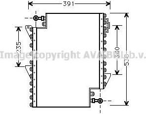 Prasco AI5113 конденсатор, кондиционер на VW PASSAT (32B)