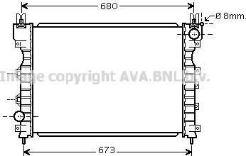 Prasco AU2174 радиатор, охлаждение двигателя на LAND ROVER FREELANDER Soft Top (LN_)