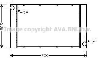 Prasco BW2373 радиатор, охлаждение двигателя на 5 (E60)