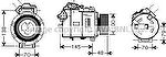 Prasco BWK328 компрессор, кондиционер на 3 кабрио (E93)