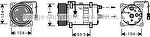 Prasco CNK023 компрессор, кондиционер на PEUGEOT 405 I Break (15E)