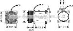 Prasco CNK030 компрессор, кондиционер на PEUGEOT 206 SW (2E/K)