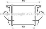 Prasco DN4408 интеркулер на NISSAN CABSTAR