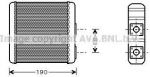 Prasco DN6133 теплообменник, отопление салона на NISSAN MICRA I (K10)