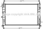 Prasco FDA2165 радиатор, охлаждение двигателя на FORD MONDEO I (GBP)